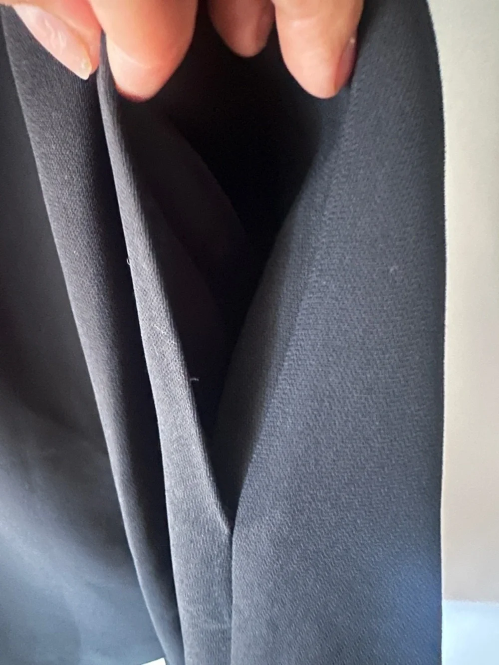 kate spade Black V-Neck Long Sleeve A-Line Dress